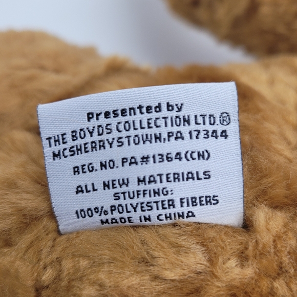 Vintage Smithsonian Institute Plush Jointed Teddy Bear Brown/Tan 16" - Picture 13 of 16